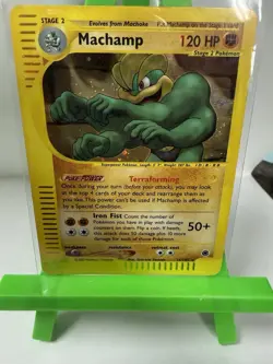 Pokemon Machamp 120 HP Stage 2 Expedition Base Set 16/165 Holo Rare English 2002 - Image 1