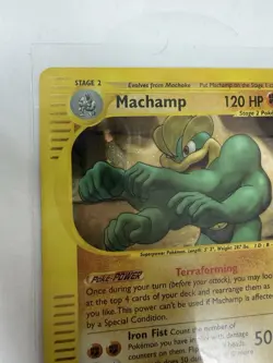 Pokemon Machamp 120 HP Stage 2 Expedition Base Set 16/165 Holo Rare English 2002 - Image 5