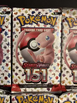 Pokemon TCG Scarlet & Violet 151 Booster Packs Lot of 6 Factory Sealed - Image 3