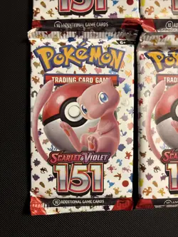 Pokemon TCG Scarlet & Violet 151 Booster Packs Lot of 6 Factory Sealed - Image 5