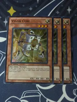 3x Vylon Cube - HA05-EN015 - Super Rare (NM) - Yugioh Playset - Image 1