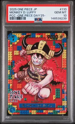2025 ONE PIECE JPN PREMIUM COLLECTION ONE PIECE DAY'25 MONKEY D. LUFFY PSA 10 - Image 1