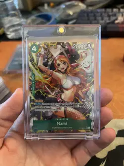 One Piece Nami OP14-031 Alt Art SR The Azure Sea’s Seven English - Image 1