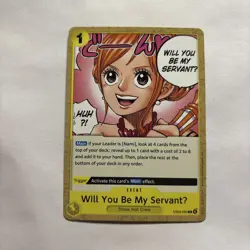 One Piece Will You Be My ServantU Event Nami EB03-060 Heroines Edition English - Image 1