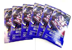 One Piece TCG OP14 The Azure Sea’s Seven Sleeved Booster Packs Lot of 6 Sealed - Image 1