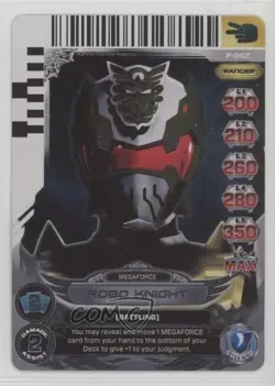 2013 Saban's Power Rangers - Action Card Game Robo Knight #P-062 - Image 1