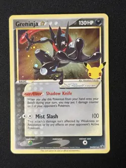 Pokemon TCG Greninja Star Promo SWSH: Sword & Shield Promo Cards SWSH144 NM - Image 1