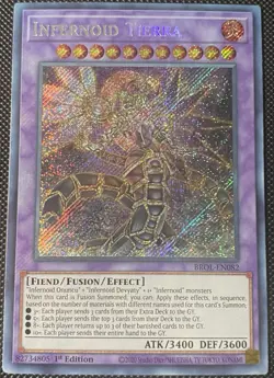Infernoid Tierra BROL-EN082 Brothers of Legend 1st Edition - Yugioh Card - Image 1