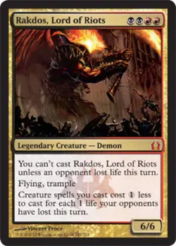 MTG English Rakdos, Lord of Riots NM Foil Return to Ravnica - Image 1
