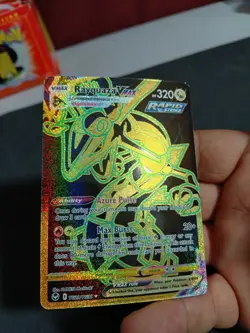 Rayquaza VMAX TG29/TG30 Silver Tempest Holo Gold Secret Rare Pokemon TCG Card LP - Image 3