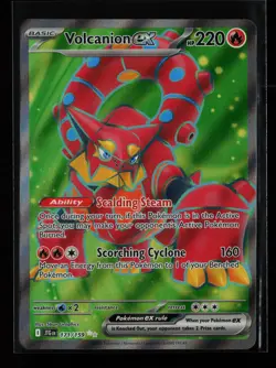 Volcanion ex 171/159 Ultra Rare SV09: Journey Together Pokemon Card - Image 1