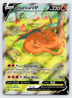 Charizard V SWSH260 NM - Pokemon SWSH: Sword & Shield Promo Cards (0714) - Image 1