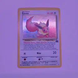 Pokemon Eevee 11/53 Black Star Promo Holo Card WOTC - Image 1