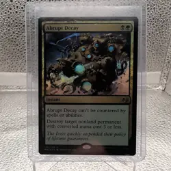 Abrupt Decay FOIL Modern Masters 2017 NM Black Green Rare MAGIC - Image 2