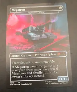 Megatron - Blightsteel Colossus Secret Lair Drop MTG Regular Near Mint - Image 1