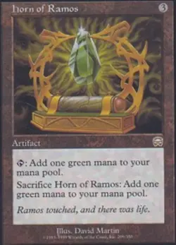 1 x Horn of Ramos - Mercadian Masques - NM-Mint - MTG - Image 1
