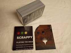 MTG Scrappy Survivors Fallout Precon Commander Deck (Sealed deck - No box) - Image 4