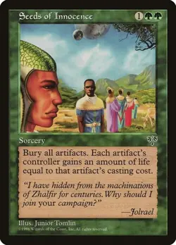 Magic The Gathering MTG SEEDS OF INNOCENCE Mirage NM Near Mint - Image 1