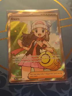 Dawn 118/094 Ultra Rare Full Art NM Pokemon Card PFL Phantasmal Flames - Image 1
