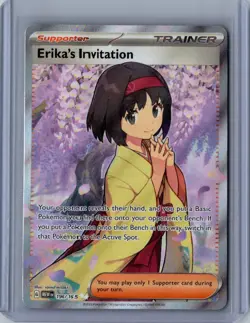 Erika's Invitation - 196/165 Ultra Rare SV: Scarlet & Violet 151 NM Pokemon - Image 1