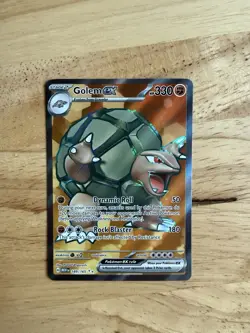 Pokemon TCG Golem EX 189/165 Scarlet & Violet 151 Ultra Rare Full Art - Image 1