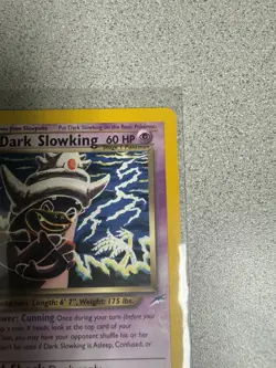 Dark Slowking 20/105 1st Edition Neo Destiny Rare Pokemon Card - Image 3