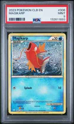 2023 POKEMON CLB-CLASSIC BLASTOISE & SUICUNE EX DECK #001 MAGIKARP PSA 9 - Image 1