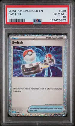 2023 POKEMON CLASSIC BLASTOISE & SUICUNE EX DECK #029 SWITCH PSA 10 - Image 1