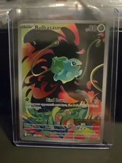 2025 Pokemon Mega Evolution Bulbasaur Illustration Rare #133/132 STILL SEALED!! - Image 1