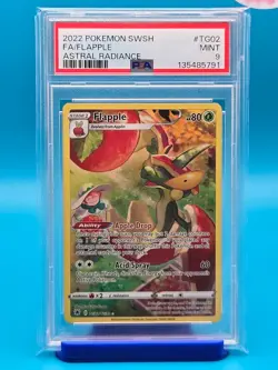 PSA 9 - 2022 POKEMON SWORD & SHIELD ASTRAL RADIANCE TG02 FULL ART/FLAPPLE - Image 1