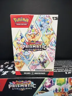 Pokemon TCG Scarlet & Violet Prismatic Evolutions Booster Bundle + Surprise Box - Image 2