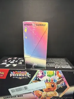 Pokemon TCG Scarlet & Violet Prismatic Evolutions Booster Bundle + Surprise Box - Image 3
