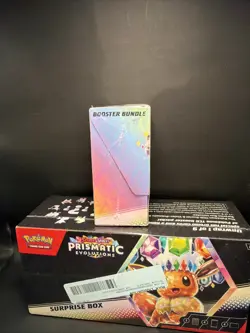 Pokemon TCG Scarlet & Violet Prismatic Evolutions Booster Bundle + Surprise Box - Image 5