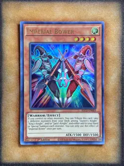 Yugioh Imperial Bower KICO-EN003 Ultra Rare 1st Ed NM - Image 1