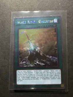Yugioh- Noble Arms - Gallatin (Platinum Rare) (Limited Edition) - NKRT-EN019 (P) - Image 1
