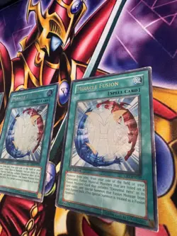 3X 1st Ed Miracle Fusion Ultimate Rare (UTR) Yugioh Cybernetic Revolution (CRV) - Image 2