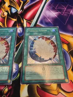 3X 1st Ed Miracle Fusion Ultimate Rare (UTR) Yugioh Cybernetic Revolution (CRV) - Image 3