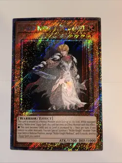 Noble Knight Medraut 1st Edition Platinum Secret Rare RA04-EN205 Yu-Gi-Oh - Image 1