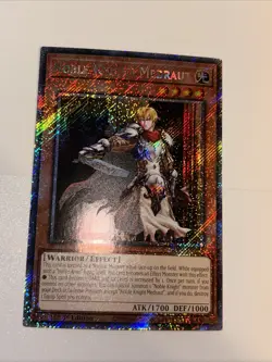 Noble Knight Medraut 1st Edition Platinum Secret Rare RA04-EN205 Yu-Gi-Oh - Image 2