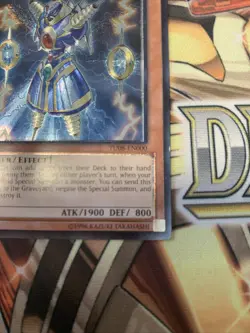 Thunder King Rai-Oh TU08-EN000 V1 Ultimate Rate NM/VLP Yugioh - Image 4