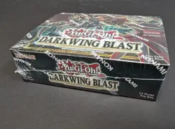 YUGIOH Darkwing Blast Booster Box of 24 1st Edition Packs CASE FRESH - Image 2
