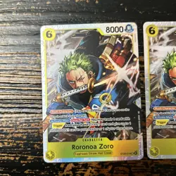 One Piece TCG RORONOA ZORO ST29-014 Egghead Starter x2 Super Rare English Stock - Image 3