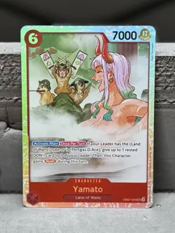 One Piece Card Game Yamato EB02-006 Extra Booster: Super Rare English Edition - Image 1