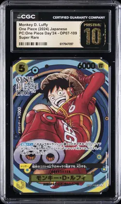 2024 ONE PIECE PC: ONE PIECE DAY '24 JPN MONKEY D. LUFFY CGC 10 PRISTINE - Image 1