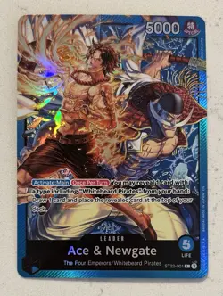 Ace and Newgate L ST22-001 Starter Deck Ace Newgate One Piece English - Image 1