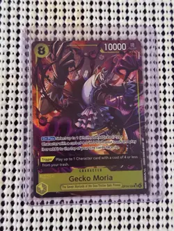 Gecko Moria SR Alt Art OP14-104 The Azure Sea’s Seven English One Piece NEW! - Image 1