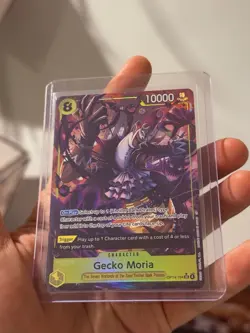 Gecko Moria SR Alt Art OP14-104 The Azure Sea’s Seven English One Piece NEW! - Image 3