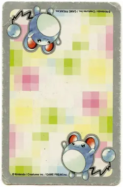2000 Mareep 8 of Clubs Pokemon Silver Part 2 Playing Card Japan Original - Image 3