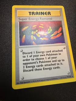 Pokemon Card - Super Energy Removal Base Set (Shadowless) 79/102 Rare NM - Image 2