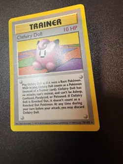Clefairy Doll - 70/102 - Pokemon Base Set Shadowless Rare Card WOTC NM - Image 2